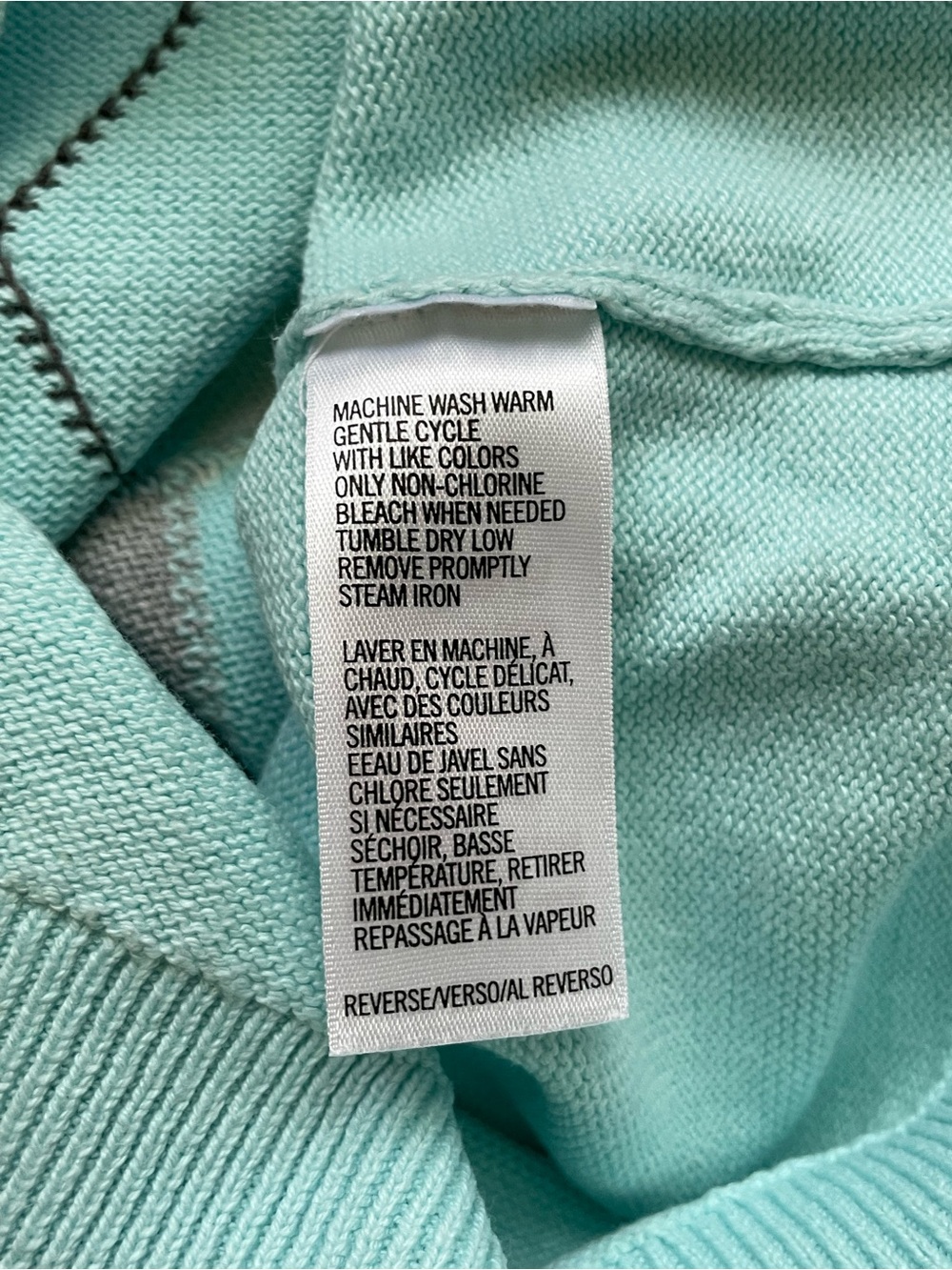 IZOD Argyle 100% Cotton Crewneck Sweater - Picture 5 of 8